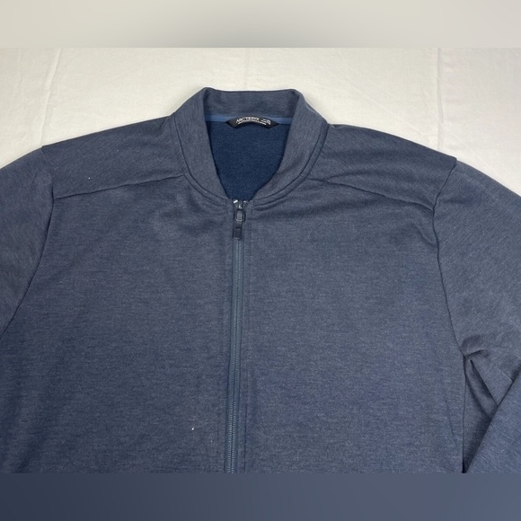 Arcteryx Dallen Fleece Full Zip Jacket Blue Men’s Sz 2XL - Picture 2 of 10